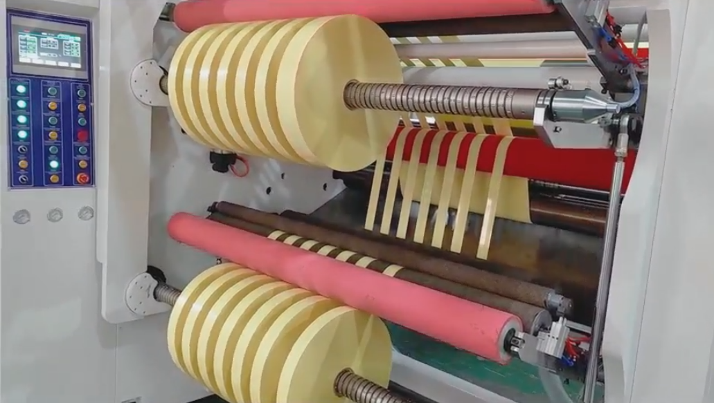 不干膠高速精密分條機-7